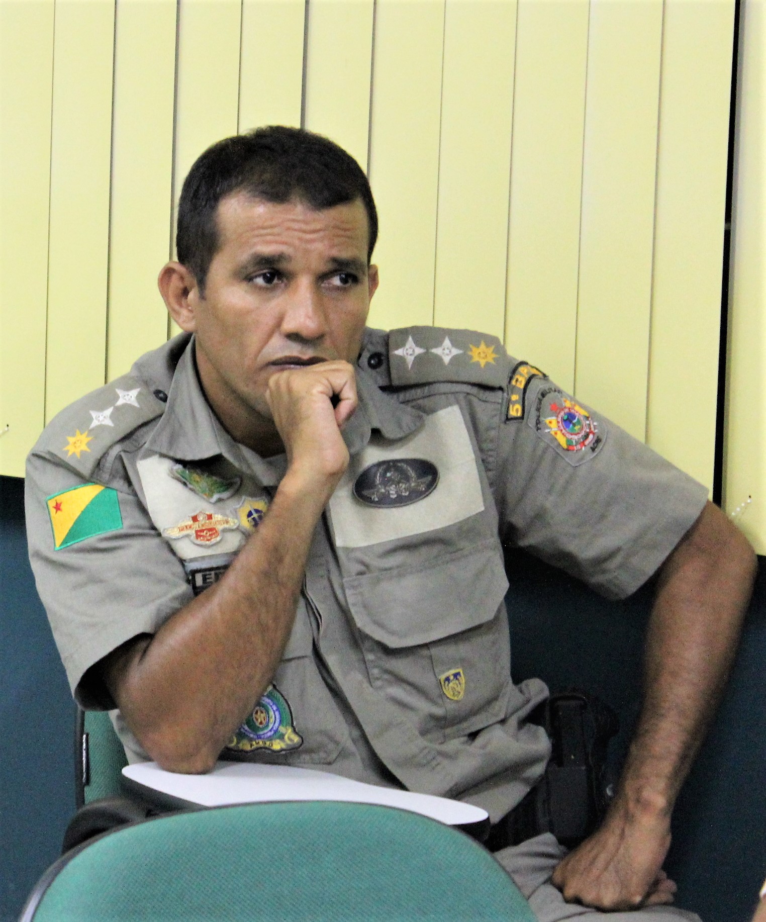 O presidente do Galvez, Coronel Edener Franco, fez o que pôde para sensibilizar o comitê Covid-19. Foto/Manoel Façanha