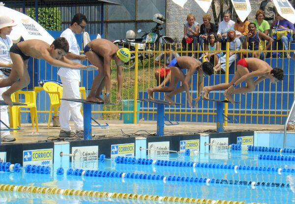No mês de agosto, a piscina da AABB/Rio Branco recebeu 509 atletas de seis equipes durante a Copa Amazônica. Foto/Manoel Façanha