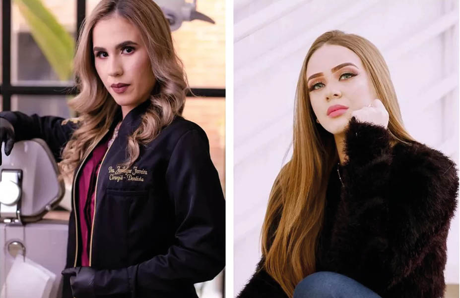 Maria Josilayne, à esquerda, morreu no acidente e Gabrielly Lima Mourão, à direita, foi solta um dia depois ao pagar fiança
