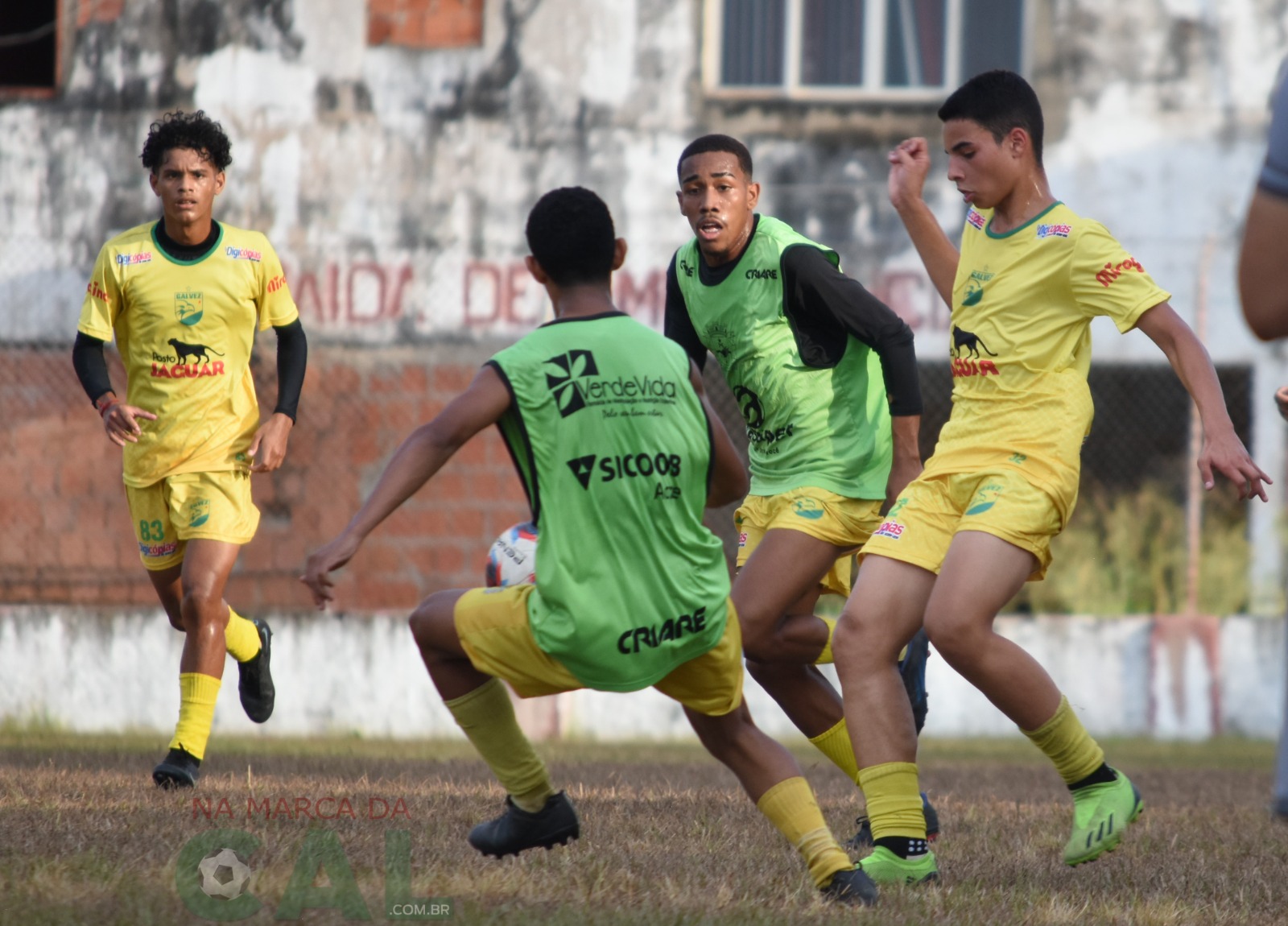 O treino-apronto da equipe do Galvez ocorreu na terça-feira (15), no CT do José de Melo. Foto/Manoel Façanha
