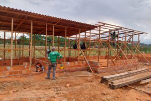 Obras do Ramal do Adolar iniciam em Sena Madureira com construção do canteiro de obras