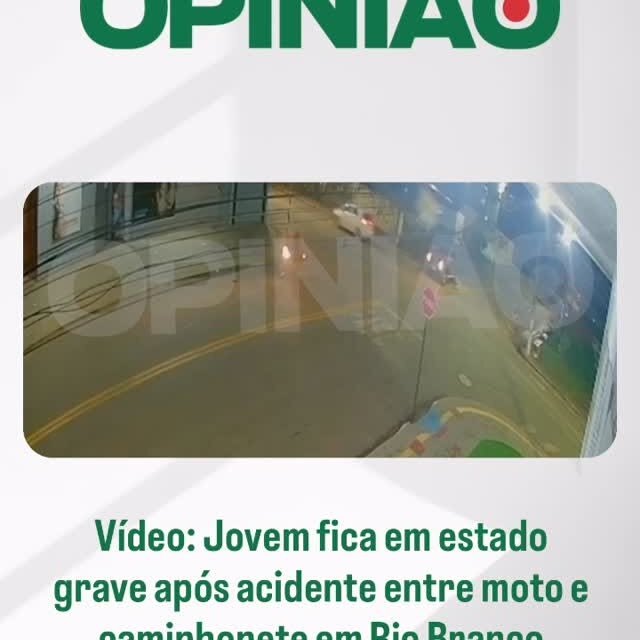 Um vídeo mostra o momento da colisão entre uma caminhonete...